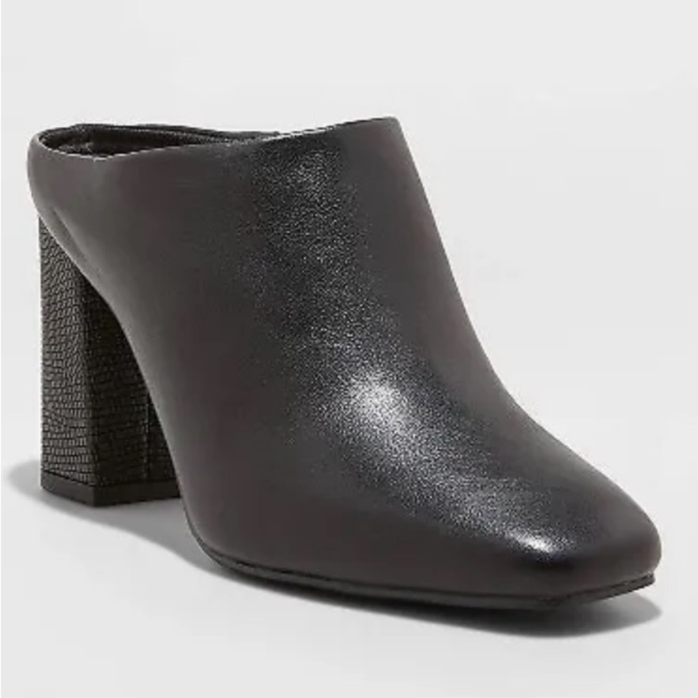 Women's Paula Mule Heels - A New
Day black